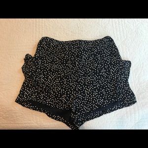 High waisted flowy shorts
